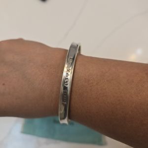 Tiffany And Co. 1837 925 Unisex Bangle Bracelet